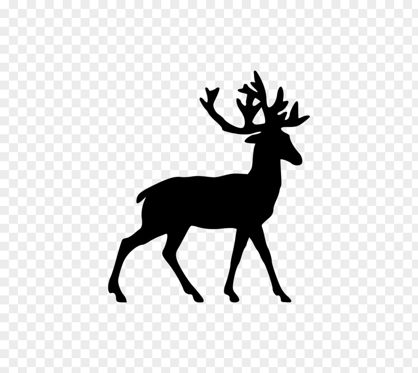 Horn Stencil Reindeer PNG