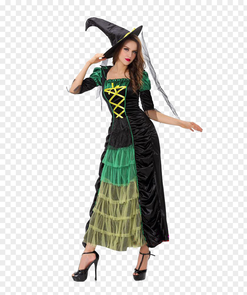 Witch Halloween Costume Clothing PNG