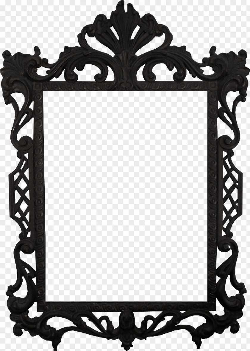 Princess Frame Picture Frames Black And White PNG