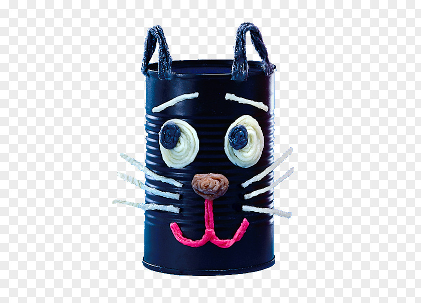 Whiskers Cat Cobalt Blue Handbag PNG
