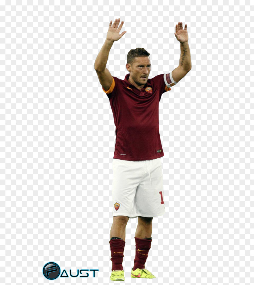 Football A.S. Roma Serie A Player Jersey PNG