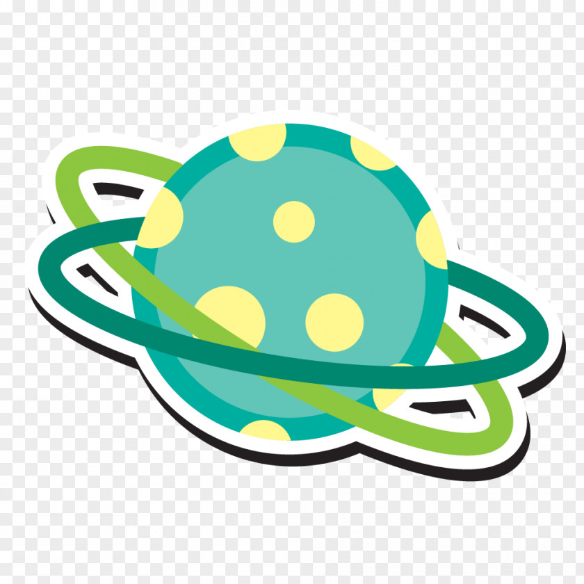 Planet Green Ring Clip Art PNG