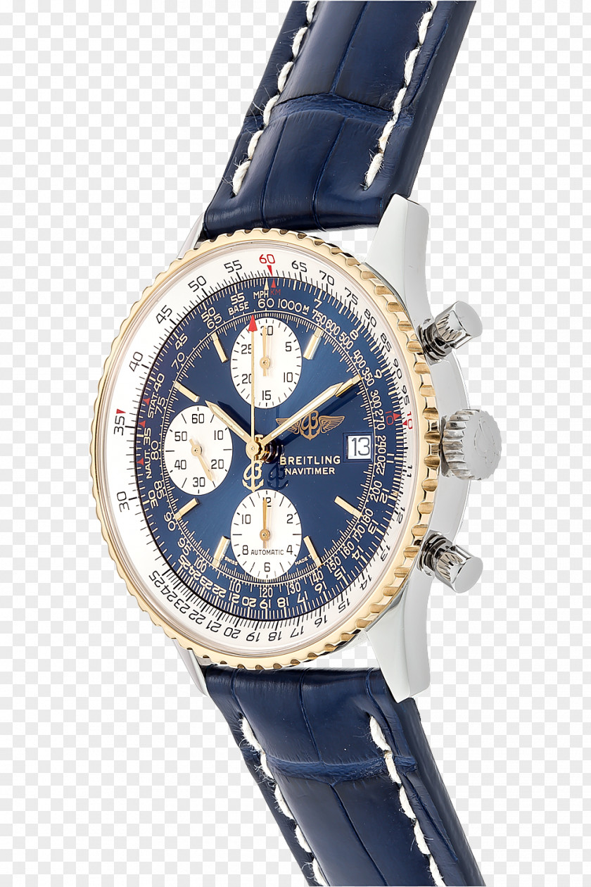 Turning 60 Years Old Watch Strap Breitling Navitimer SA Colored Gold PNG