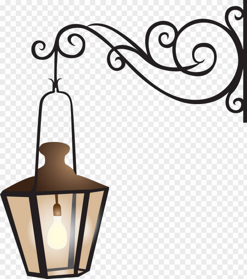 Wrought Iron Street Lamps Lantern Royalty-free Clip Art PNG