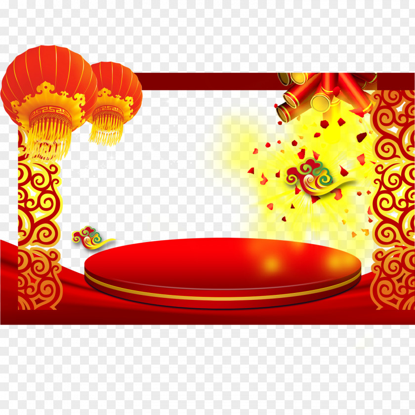 Air China Wind Festive Border Download Chinese New Year Computer File PNG