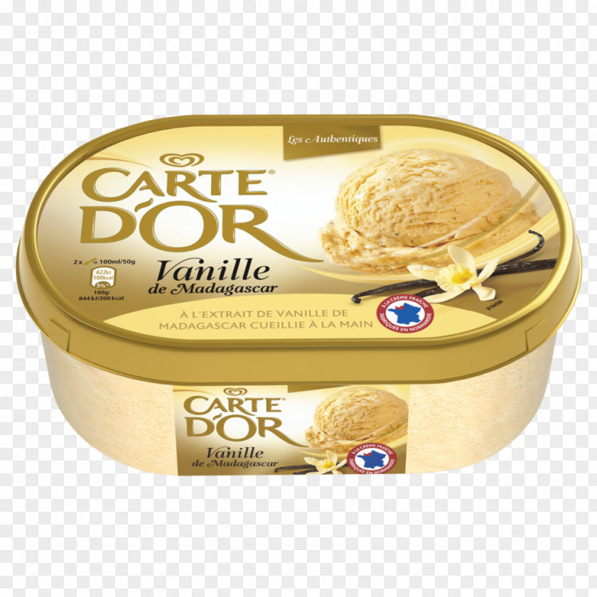 Cadre Doré Ice Cream Milkshake Carte D'Or Vanilla PNG
