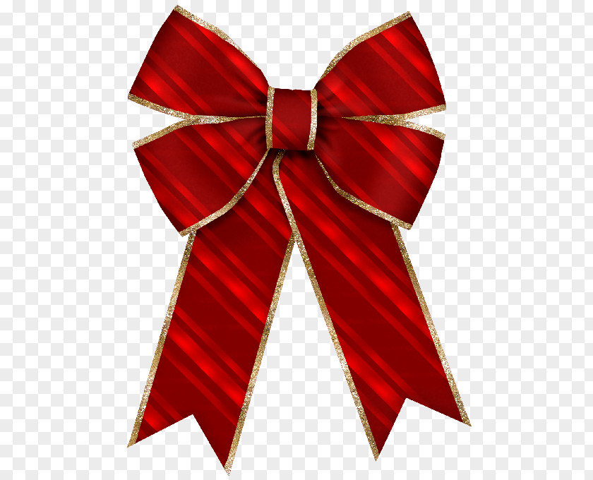 Christmas Bow And Arrow Ribbon Gift Clip Art PNG