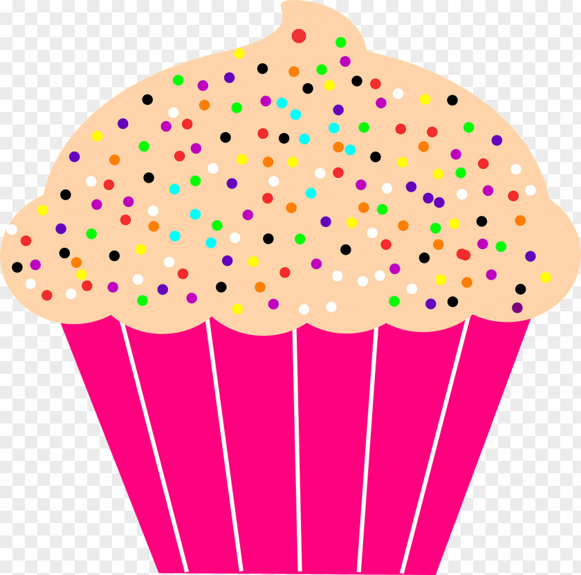 Cupcake Birthday Cake Clip Art PNG