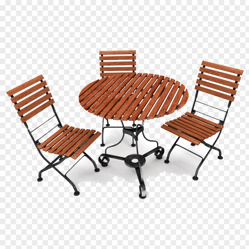 Outdoor Furniture File Table Garden Chair PNG