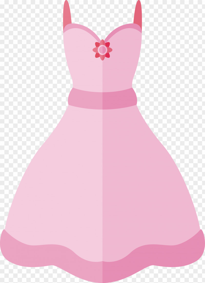 Pink Dress Skirt PNG