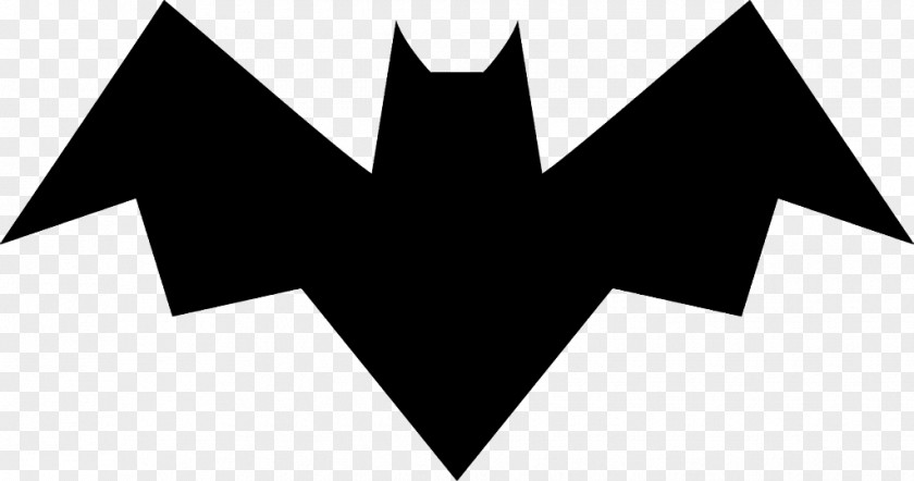 Blackandwhite Symbol Bat Halloween PNG