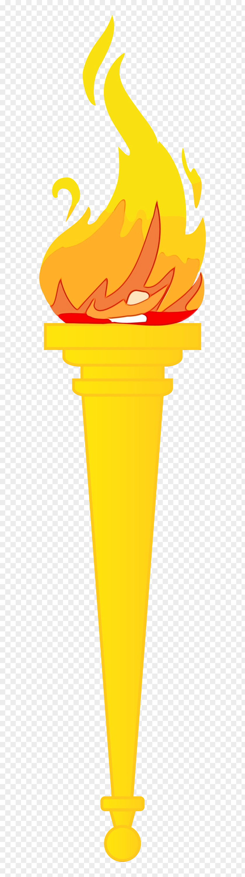 Cone Yellow Ice Cream Background PNG