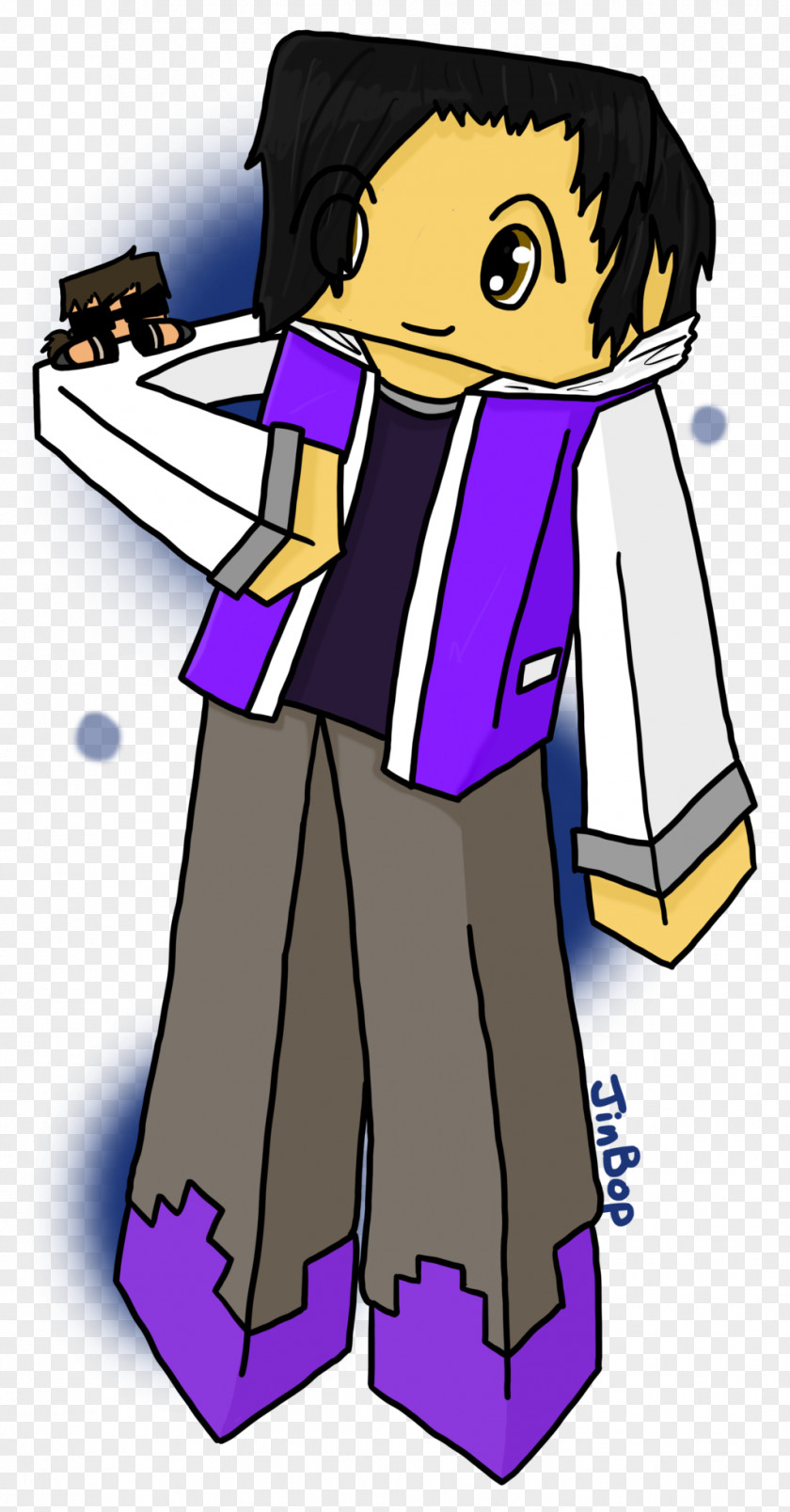 Real Sky YouTuber Aphmau Minecraft Fan Art PNG