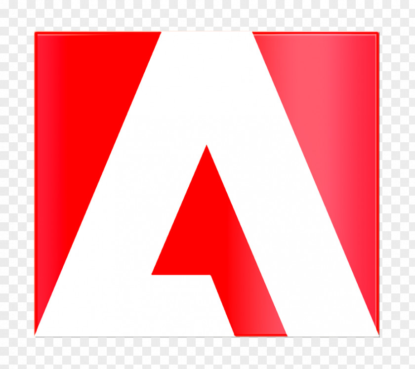 Red Flag Logo Adobe Icon Apps Software PNG