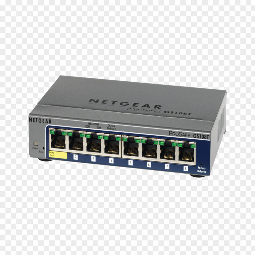 Business Technology Gigabit Ethernet Network Switch Netgear Dell Port PNG