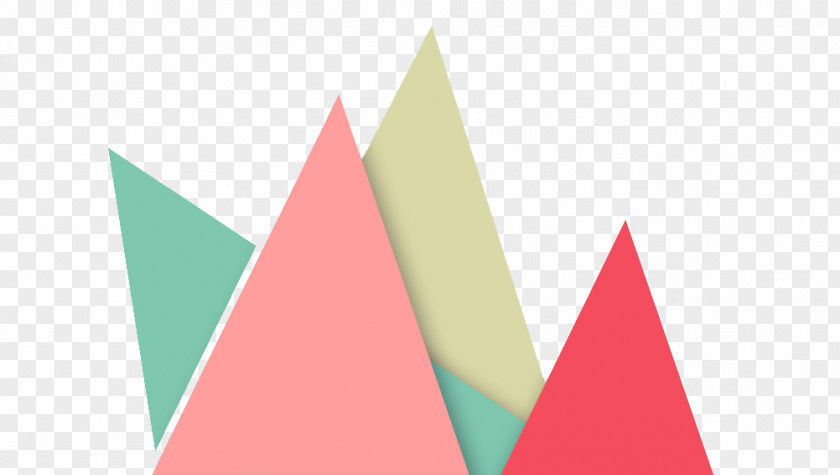 Color Geometric Triangle Graphic Design Pattern PNG