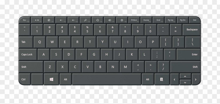 Creative Computer Keyboard Laptop Space Bar Numeric Keypad Touchpad PNG