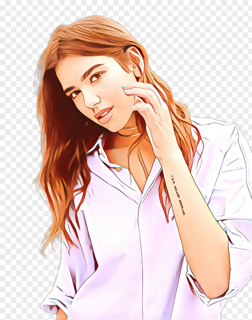 Ear Long Hair Skin Forehead Lip Neck PNG