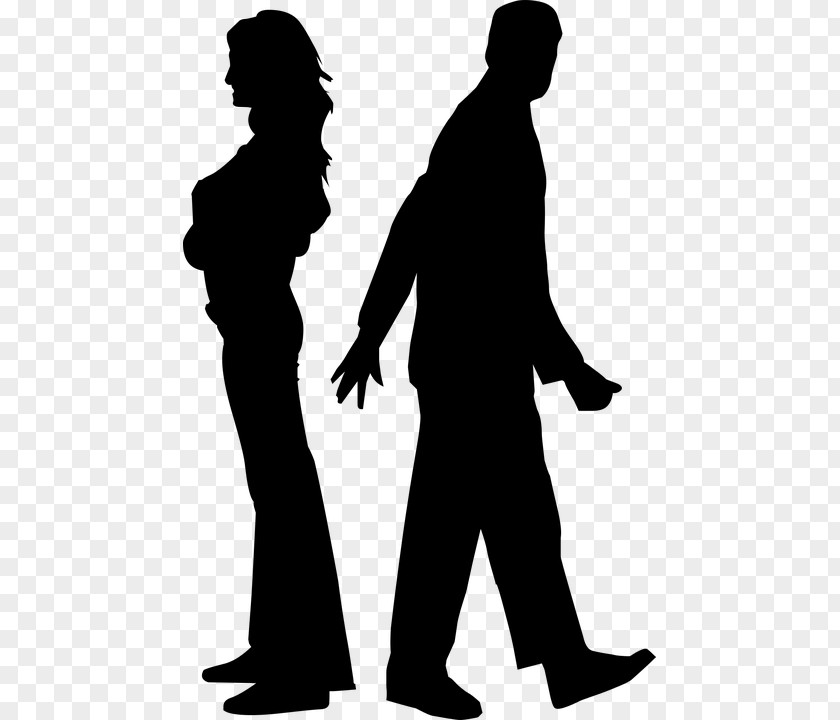 Fighting Couple Silhouette Combat Clip Art PNG