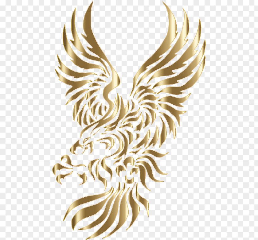Golden Eagle Tribe Clip Art PNG