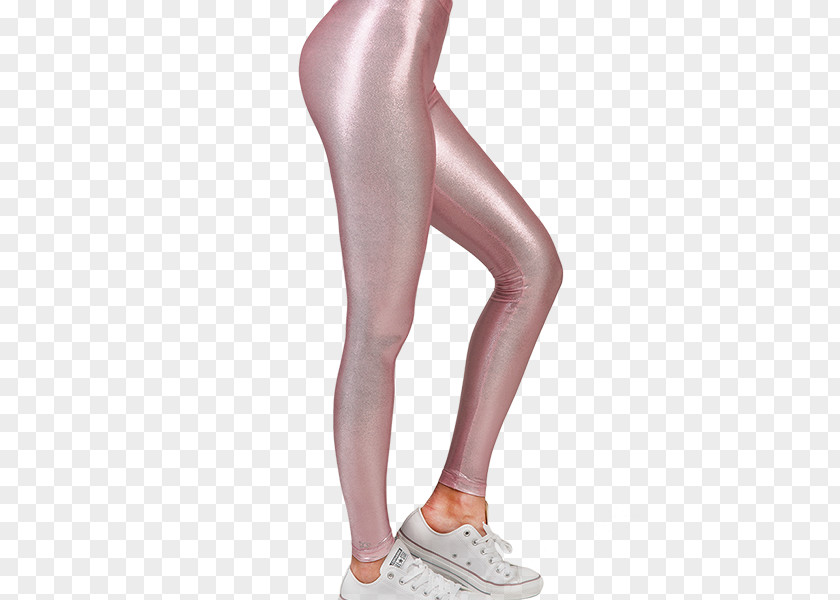 Pink Glitter Leggings Pants Clothing Tights PNG