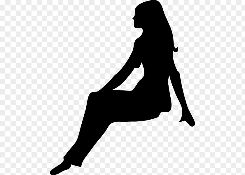 Silhouette Woman Clip Art PNG