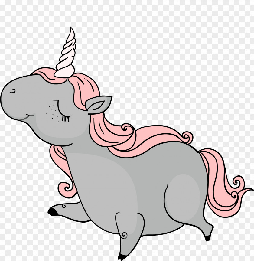 Vector Unicorn Paper Mobile Phone Partition Wall Wallpaper PNG