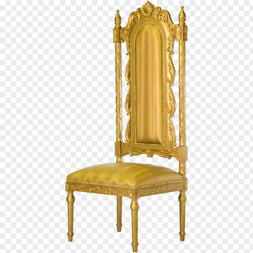 Chair Table Fauteuil Couch Throne PNG