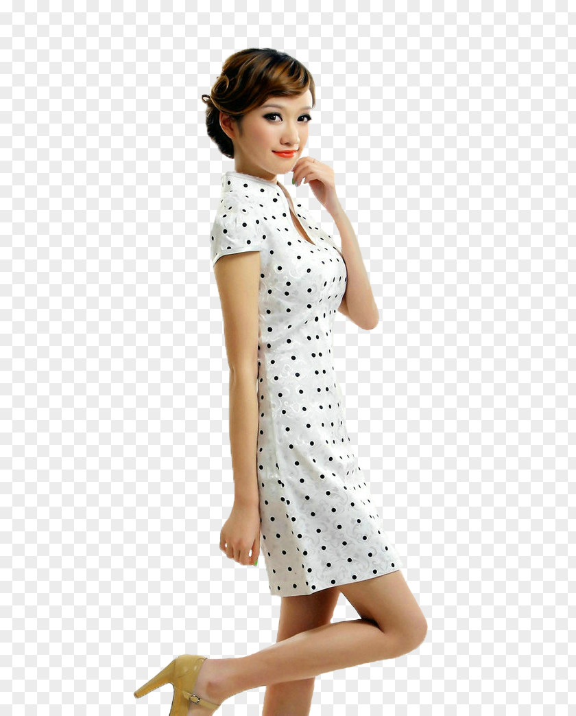 Dress Cheongsam Sleeve Cocktail PNG