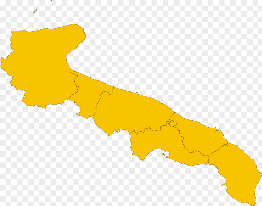Italy Salento Regions Of Basilicata Map Calabria PNG
