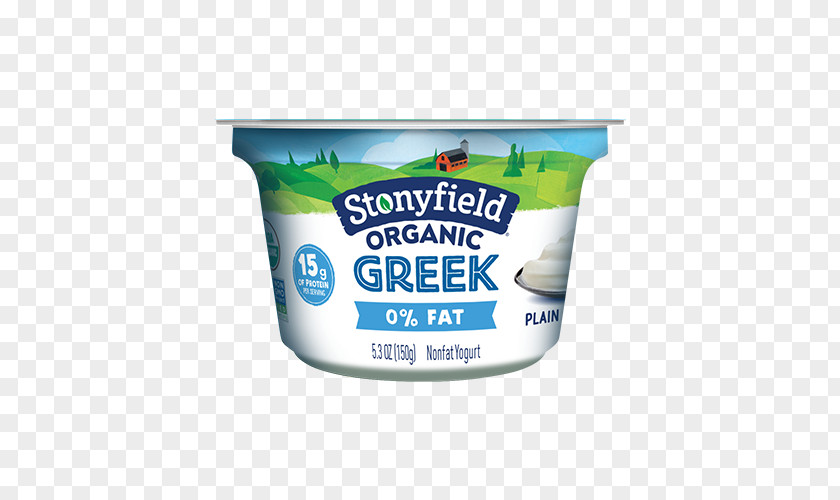 Low Fat Organic Food Milk Greek Cuisine Cream Stonyfield Farm, Inc. PNG
