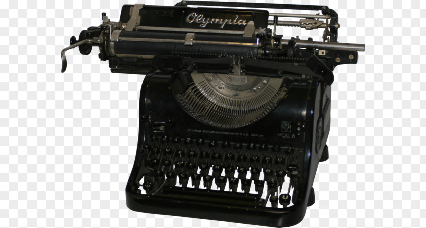 Old Typewriter Olympia Stock Photography Typing German PNG
