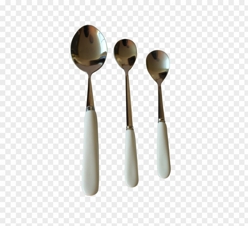 Spoon Wooden Handle Fork Shamoji PNG