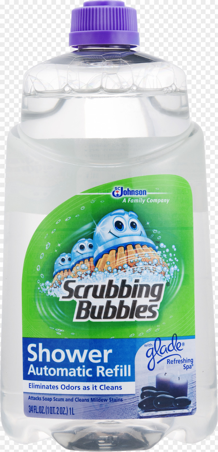 Toilet Scrubbing Bubbles Shower Cleaner Automatic Cleaning Daily PNG