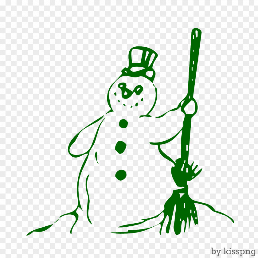 Winter, Snowman. PNG