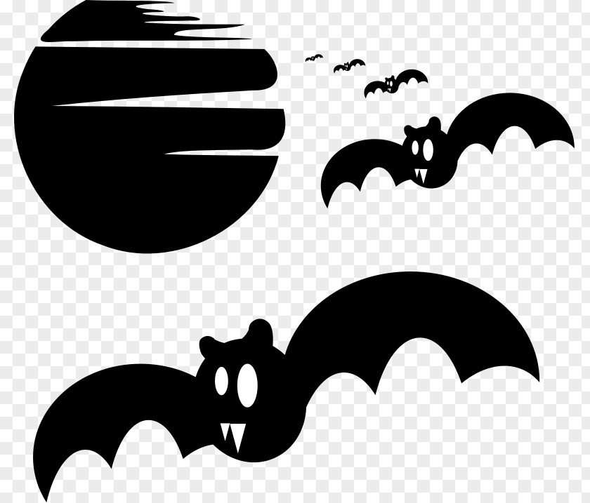 Bat Cliparts Silhouette Halloween Haunted House Clip Art PNG