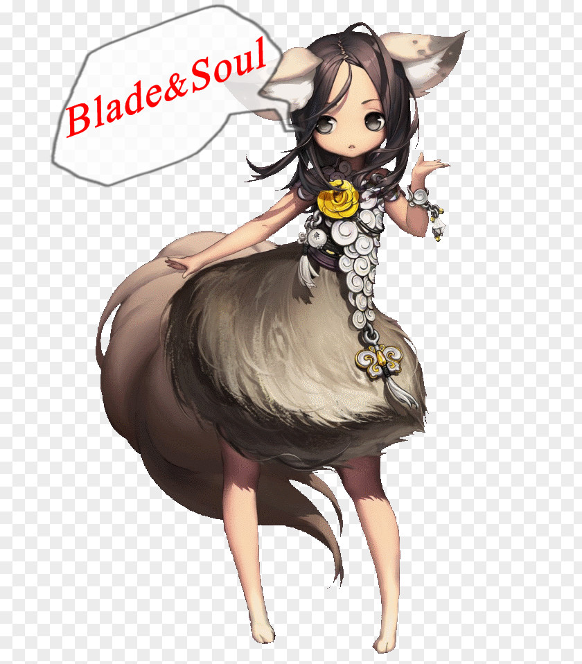 Design Blade & Soul Art Character Model Sheet PNG