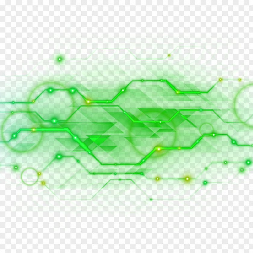 Green Light Effect Background Luminous Efficacy Halo PNG