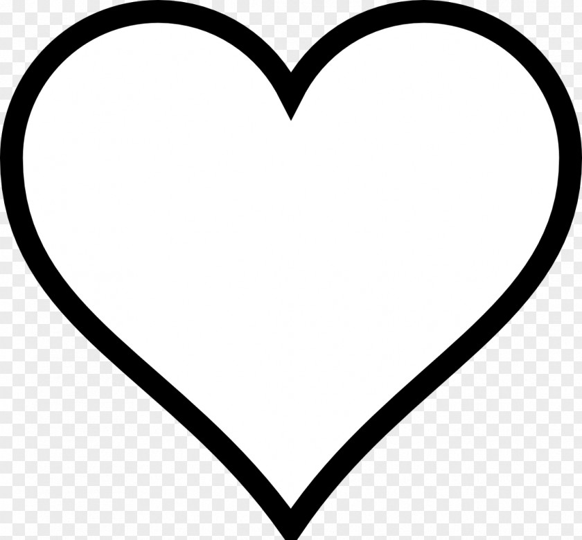Heart Vector Image Valentines Day Black And White Clip Art PNG