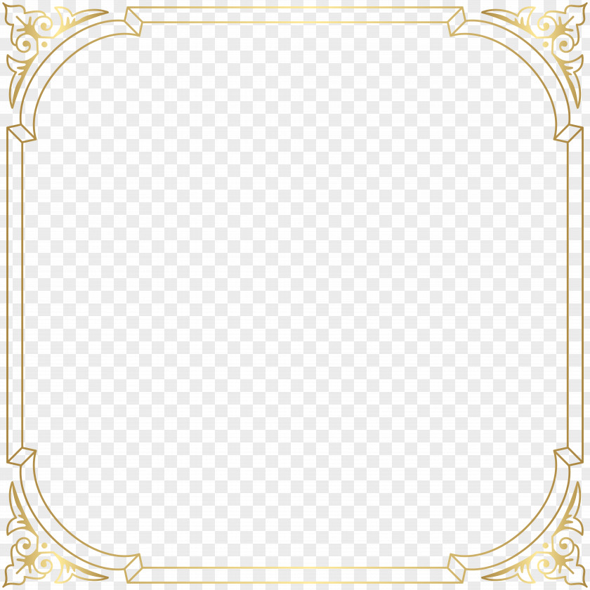 Border Frame Clip Art Image Yellow Area Pattern PNG