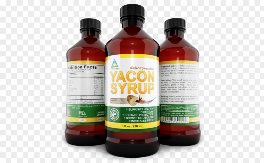 Bottle Yacón Syrup Maca PNG