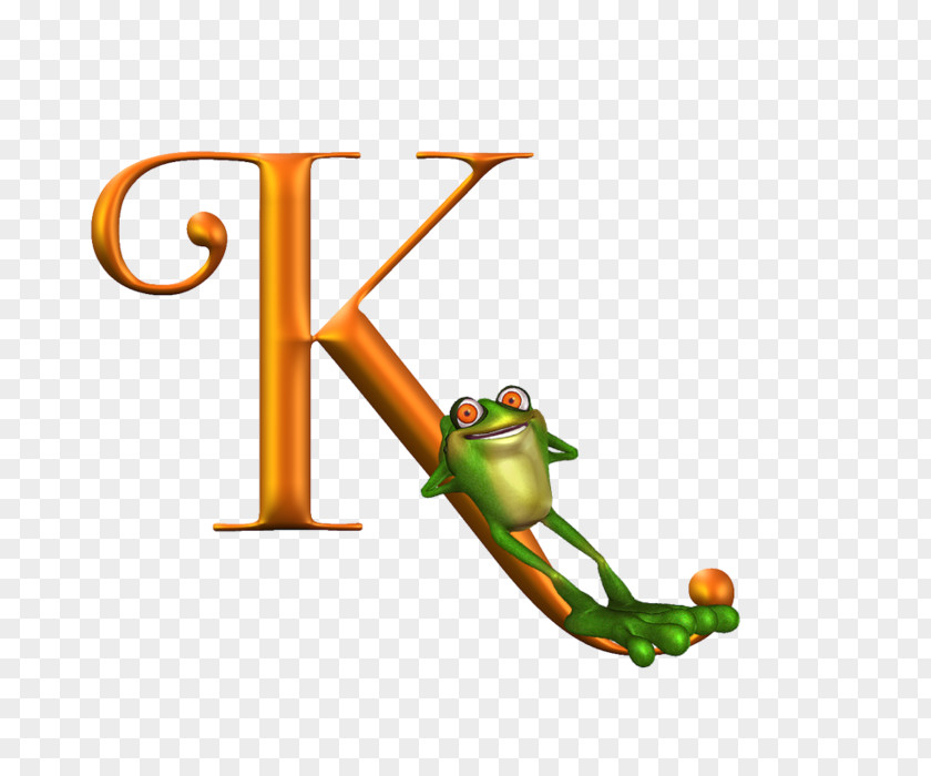 Frog Letter Alphabet Image Decoupage PNG