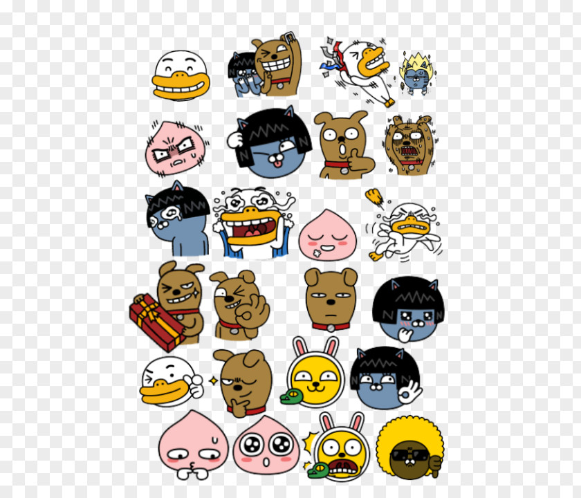 Line Friends Emoticon Kakao KakaoTalk Umbrella PNG