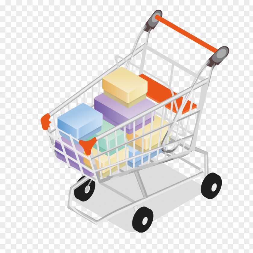 Vector Shopping Cart Supermarket PNG