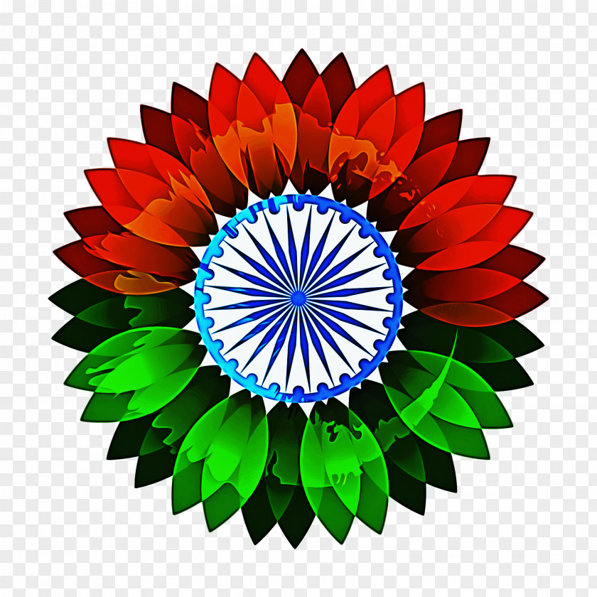 Art Paper Petal India Independence Day Flower Background PNG