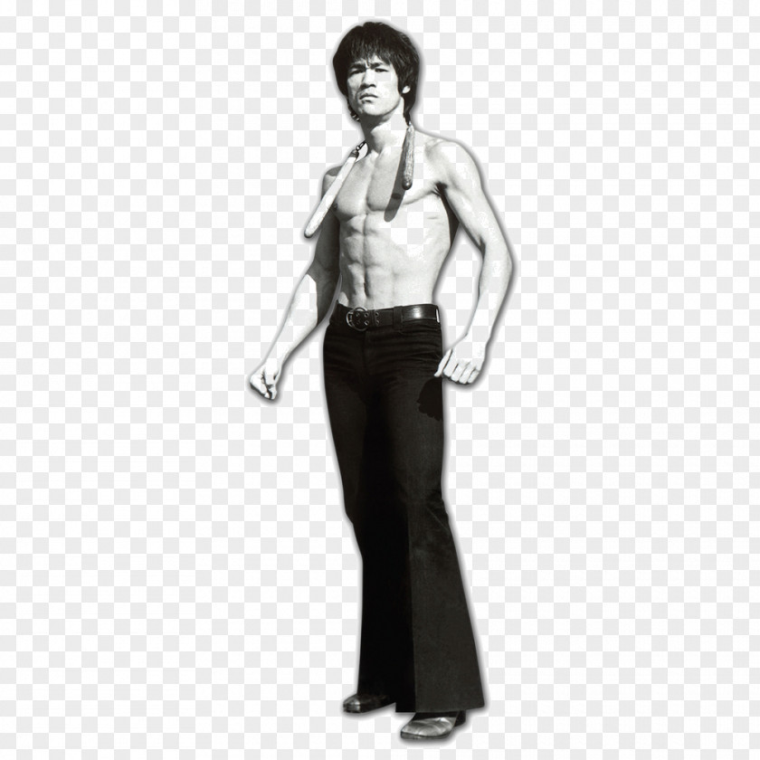 Bruce Lee Nunchaku Standee Filmography Jeet Kune Do PNG