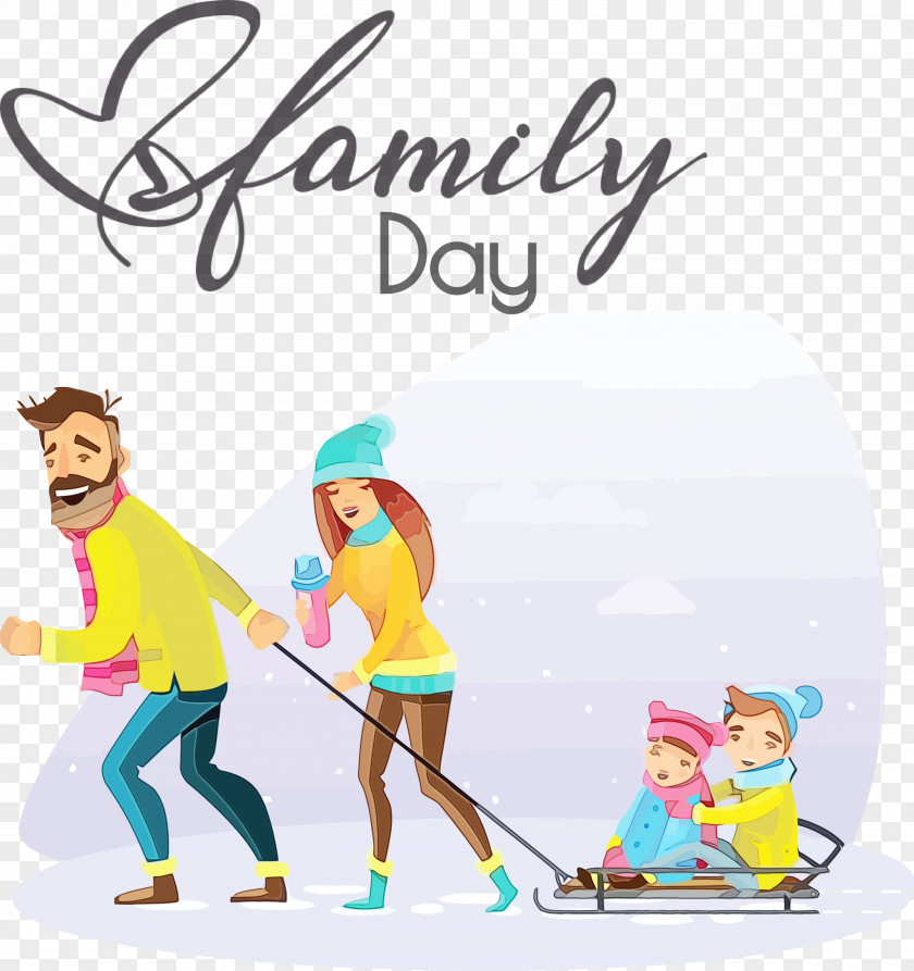 Cartoon Family Recreation Married Couple PNG