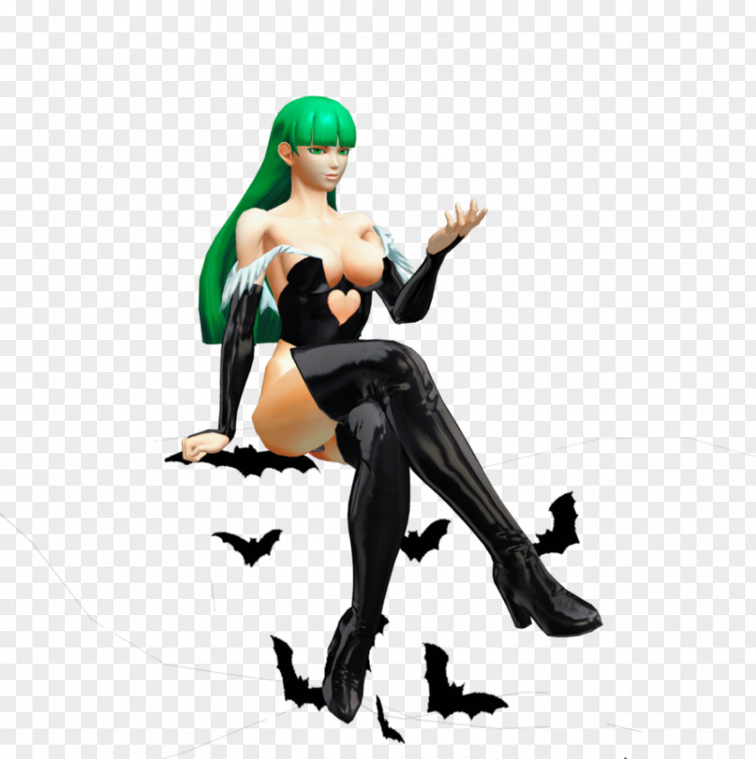 Darkstalker Morrigan The Morrígan Cartoon Image Rendering Figurine PNG