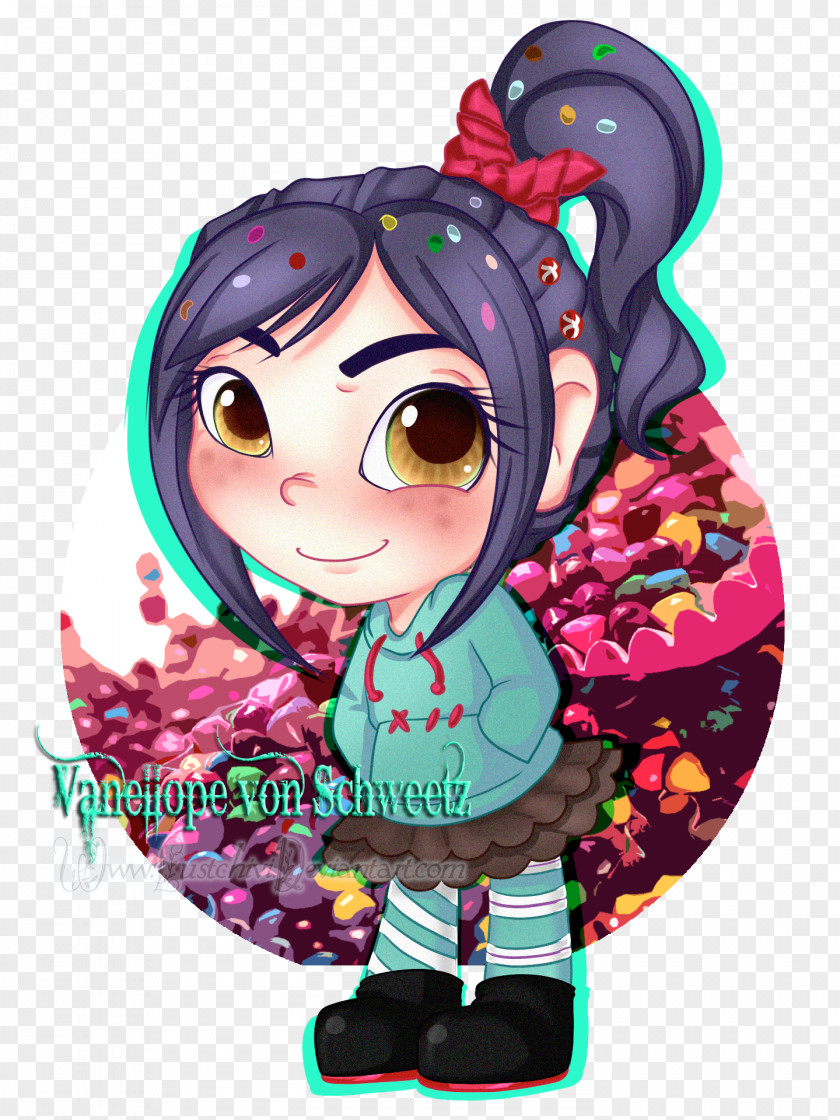 Vanellope Von Schweetz Sticker Decal Laptop PNG