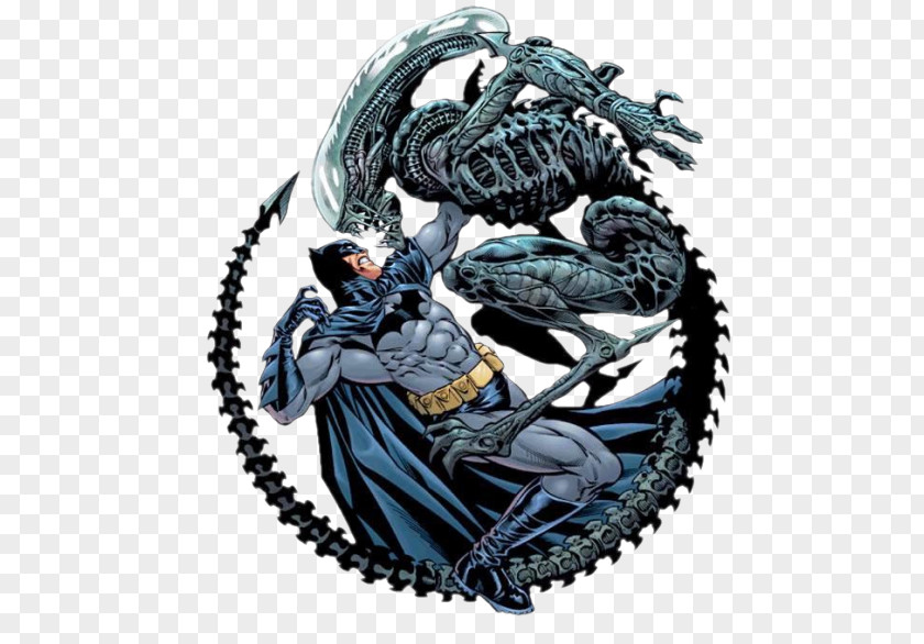 Batman Superman And Versus Aliens Predator Batman/Aliens PNG